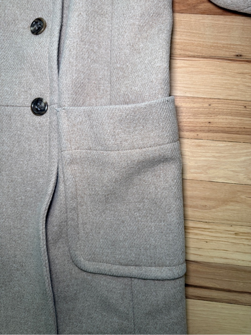 J.Crew Academy Wool Blend Double Breasted Peacoat - Picture 5 of 11